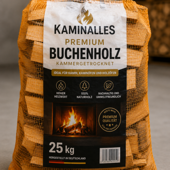 KAMINALLES Premium Buchenholz 25 kg