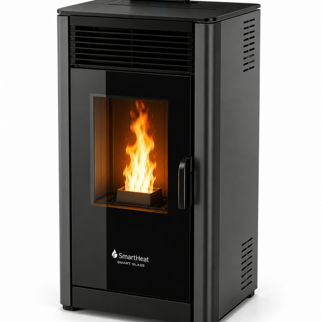 Pelletofen 10 kW Smart Glass